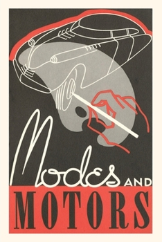 Paperback Vintage Journal Modes and Motors Magazine Cover Book