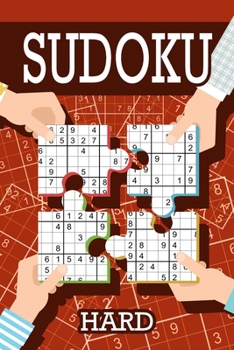 Paperback Sudoku - Hard: Sudoku Hard Puzzle Books Including Instructions and Answer Keys, 200 Hard Puzzles Book