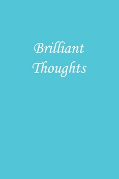 Paperback Brilliant Thoughts: Journal for Women. Journal for Teens. Book