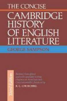 Hardcover Concise Cambridge History of English Literature Book