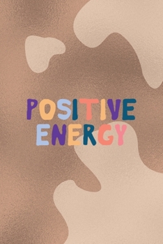 Paperback Positive Energy: Notebook Journal Composition Blank Lined Diary Notepad 120 Pages Paperback Brown Texture Vitiligo Book