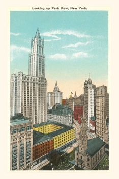 Paperback Vintage Journal Park Row, New York City Book