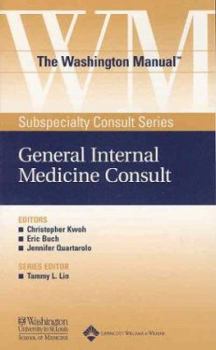 Paperback Washington Manual (R) General Internal Medicine Consult Book