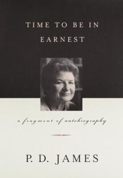 Hardcover Time to Be in Earnest: A Fragment of Autobiography Book