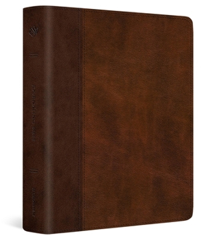 Imitation Leather ESV Journaling Bible, Red Letter (Trutone, Brown/Tan, Timeless Design) Book