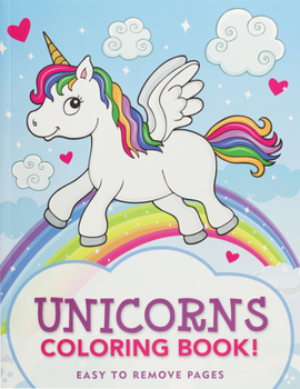 Paperback Unicorns Coloring Book