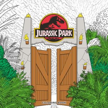 Paperback Jurassic Park Adult Coloring Book