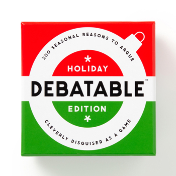 Game Debatable Holiday Edition Social Game Book