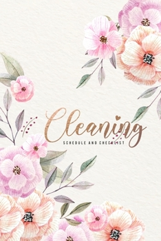 Paperback Cleaning schedule and checklist: Cleaning checklist routine Schedule and planner Simple House Home Daily weekly monthly Easy for maid 6x9-Paperback Book