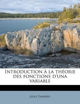 Paperback Introduction À La Théorie Des Fonctions d'Una Variable [French] Book