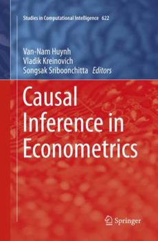 Paperback Causal Inference in Econometrics Book