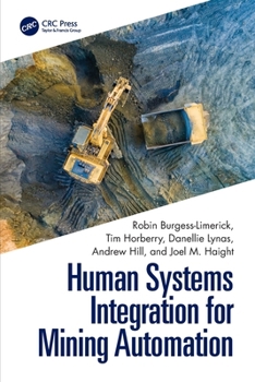 Paperback Human Systems Integration for Mining Automation Book