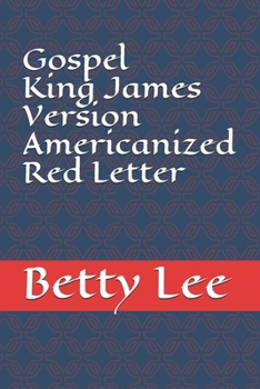 Paperback Gospel King James Version Americanized Red Letter Book