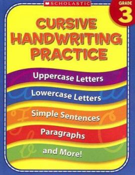 Paperback 3rd Grade Cursive Handwriting Practice Book