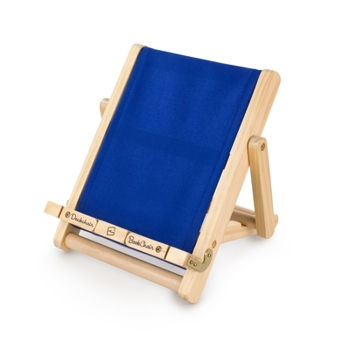Misc. Bookchair Deckchair Large Blue (Wooden Bookholder) Book
