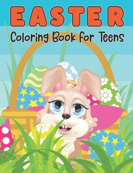 Easter Coloring Book For Teens: Beautiful Collection of over 40 unique Spring and Easter coloring pages with Beautiful Flowers and Charming Easter Eggs for Stress Relief and Relaxation.Vol-1