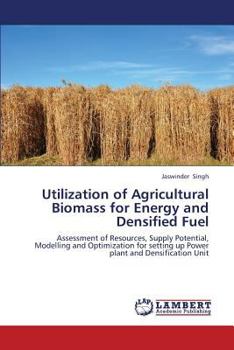 Paperback Utilization of Agricultural Biomass for Energy and Densified Fuel Book