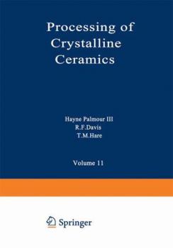 Paperback Processing of Crystalline Ceramics Book