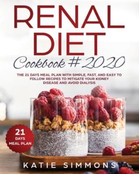 Paperback Renal Diet Cookbook Meal Plan Book