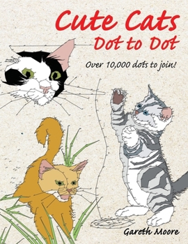 Paperback Cute Cats Dot to Dot Book