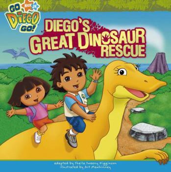 Paperback Diego's Great Dinosaur Rescue ("Go Diego Go!") Book