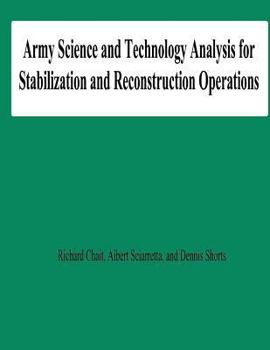 Paperback Army Science and Technology Analysis for Stabilization and Reconstruction Operations Book