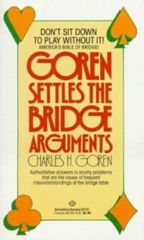 Mass Market Paperback Goren Settles the Bridge Arguments Book