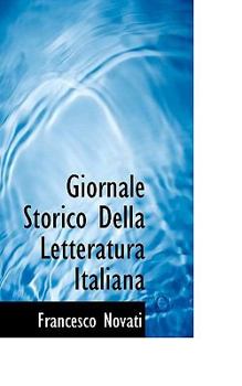 Giornale Storico Della Letteratura Italian