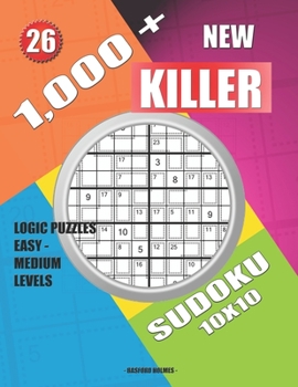 Paperback 1,000 + New sudoku killer 10x10: Logic puzzles easy - medium levels Book