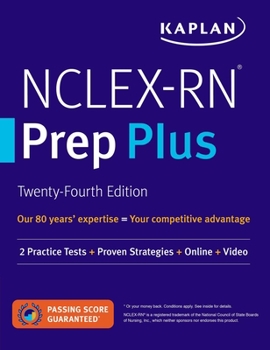 Paperback Nclex-RN Prep Plus: 2 Practice Tests + Proven Strategies + Online + Video Book