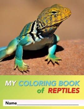 My Coloring Book Of Reptiles: 31 Pages of 8.5 x 11" Fun (My Coloring Books)