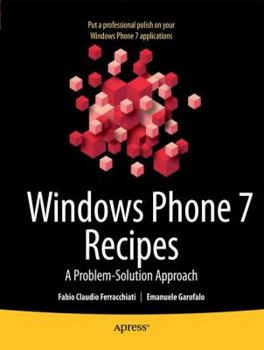 Paperback Windows Phone 7 Recipes: A Problem-Solution Approach Book