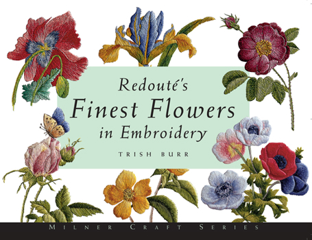 Paperback Redout's Finest Flowers in Embroidery Book