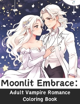 Paperback Moonlit Embrace: Adult Vampire Romance Coloring Book