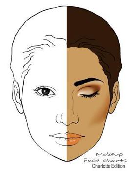 Paperback Makeup Face Charts Charlotte Edtion Book