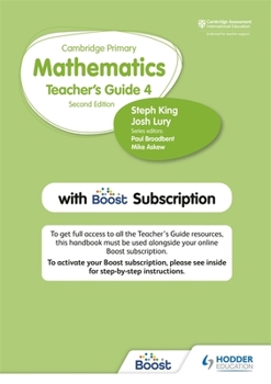 Paperback Cambridge Primary Mathematics Teacher's Guide Stage 4 with Boost Subscription Book