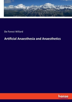 Paperback Artificial Anaesthesia and Anaesthetics Book