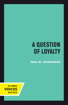 Paperback A Question of Loyalty Book