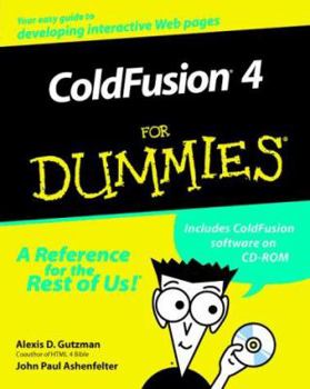 Paperback Coldfusion 4.5 for Dummies [With CDROM] Book