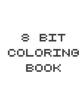 Paperback 8 Bit Coloring Book