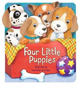 Board book Four Little Puppies Book