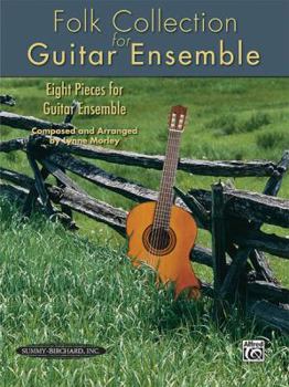 Paperback Folk Collection for Guitar Ensemble: Eight Pieces for Guitar Ensemble Book
