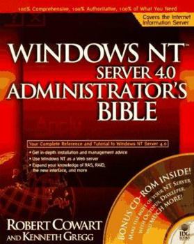 Paperback Windows NT Server 4.0 Administrator's Bible Book