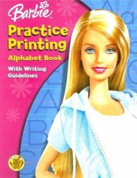Paperback Barbie Alphabet Workbook Practice Printing Book