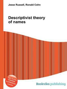 Paperback Descriptivist Theory of Names Book