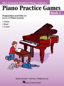 Paperback Piano Practice Games - Book 2 Hal Leonard Student Piano Library (Book/Online Audio) Book