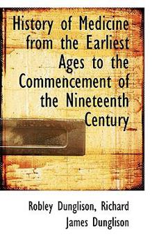 Paperback History of Medicine from the Earliest Ages to the Commencement of the Nineteenth Century Book