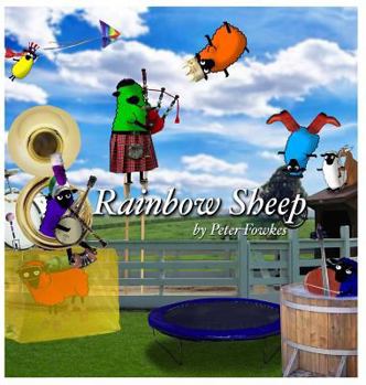 Hardcover Rainbow Sheep: A Beyond the Blue Barn Book