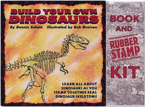 Paperback Build Your Own Dinosaurs [With 24 Dinosaur-Bone Rubber Stamps and Black Ink Pad] Book