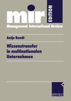 Paperback Wissenstransfer in Multinationalen Unternehmen [German] Book